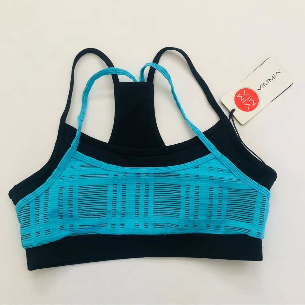VIMMIA Sports Bra, Turquoise, Brand New